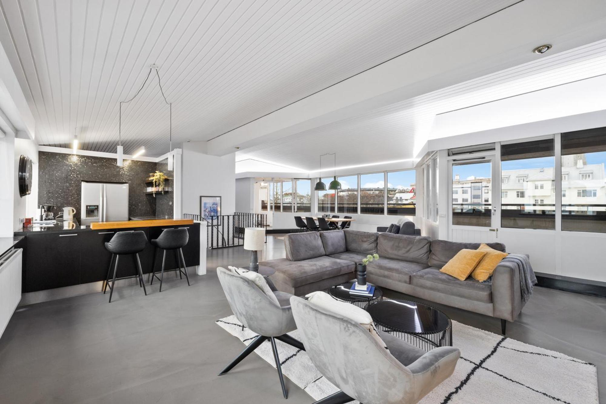 רייקיאוויק Penthouse Apt On The Shopping Street-Free Parking מראה חיצוני תמונה